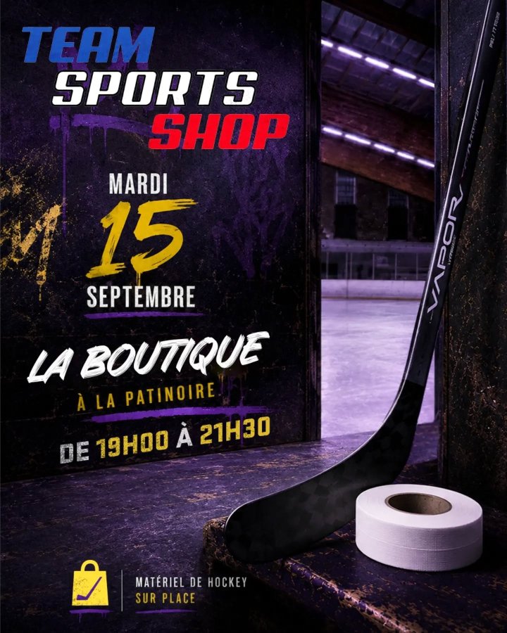 LA BOUTIQUE TEAMSPORTSHOP VIENT À VOUS !